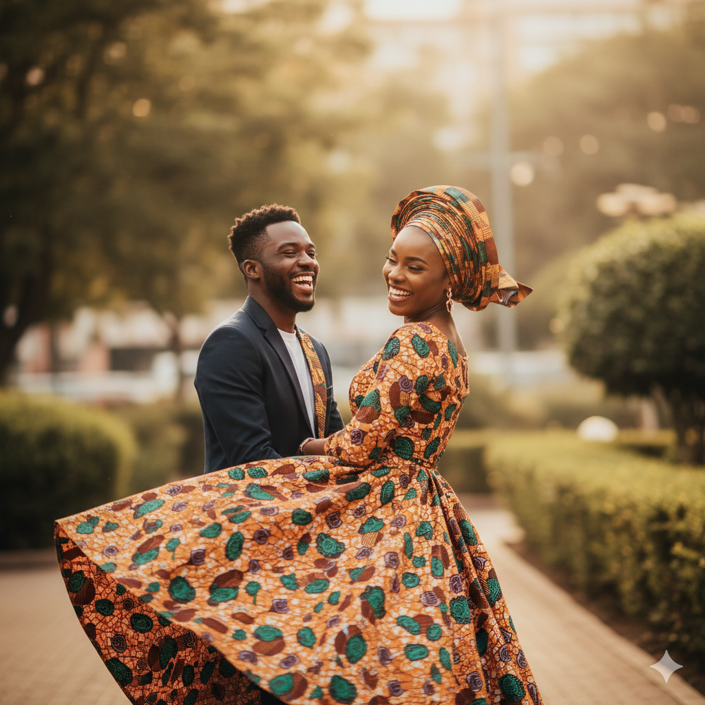 Couple dancing